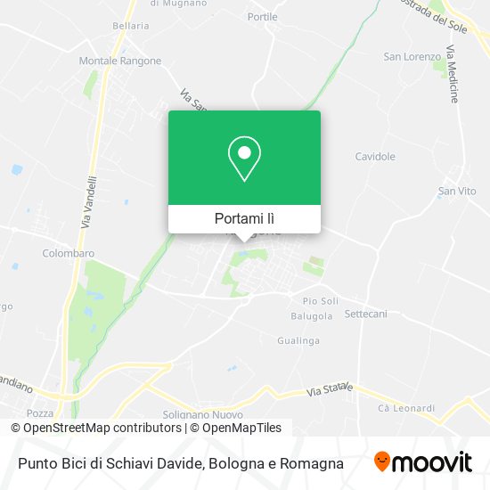 Mappa Punto Bici di Schiavi Davide