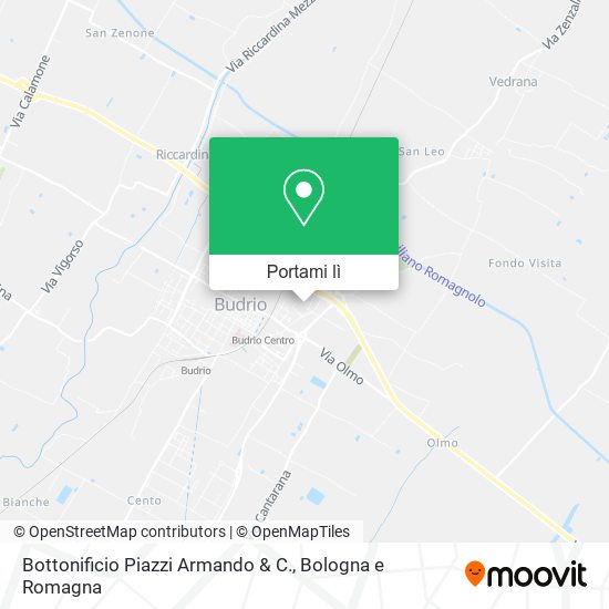 Mappa Bottonificio Piazzi Armando & C.