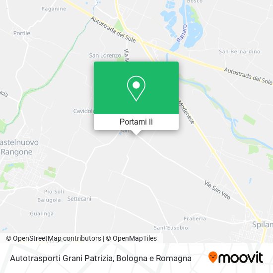 Mappa Autotrasporti Grani Patrizia