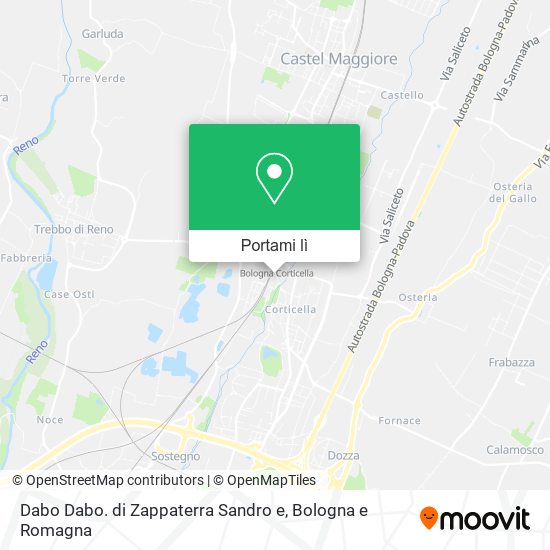 Mappa Dabo Dabo. di Zappaterra Sandro e