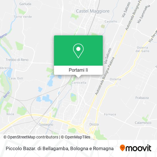 Mappa Piccolo Bazar. di Bellagamba
