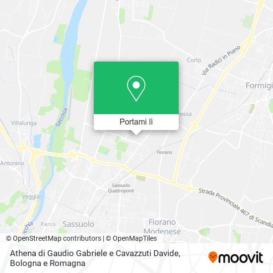 Mappa Athena di Gaudio Gabriele e Cavazzuti Davide