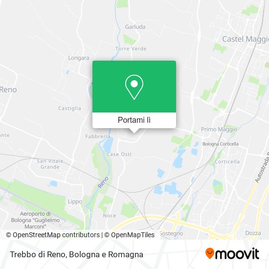 Mappa Trebbo di Reno