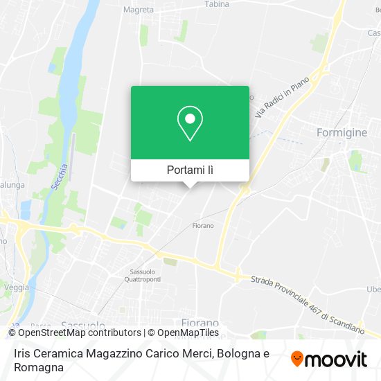 Mappa Iris Ceramica Magazzino Carico Merci