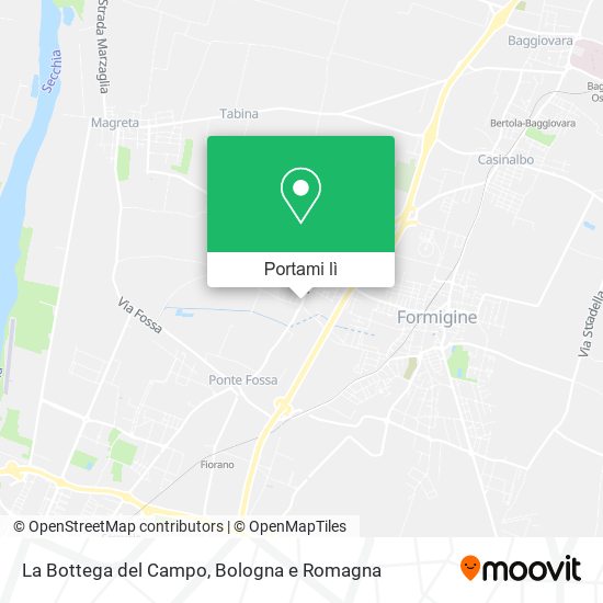 Mappa La Bottega del Campo