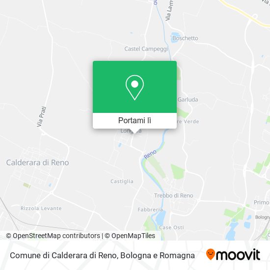 Mappa Comune di Calderara di Reno