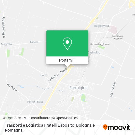 Mappa Trasporti e Logistica Fratelli Esposito