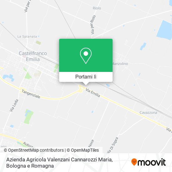 Mappa Azienda Agricola Valenzani Cannarozzi Maria