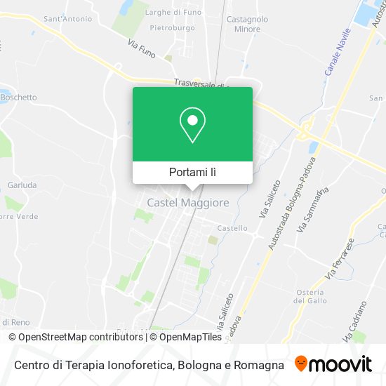 Mappa Centro di Terapia Ionoforetica