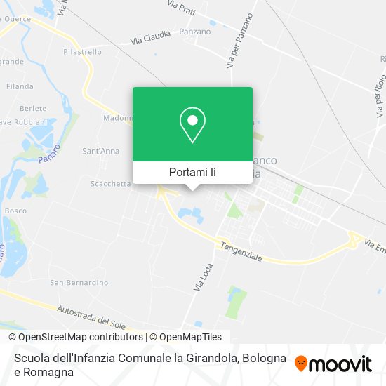 Mappa Scuola dell'Infanzia Comunale la Girandola
