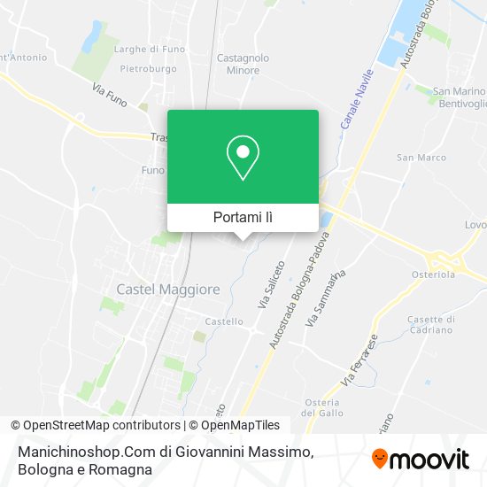 Mappa Manichinoshop.Com di Giovannini Massimo