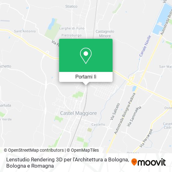 Mappa Lenstudio Rendering 3D per l'Architettura a Bologna