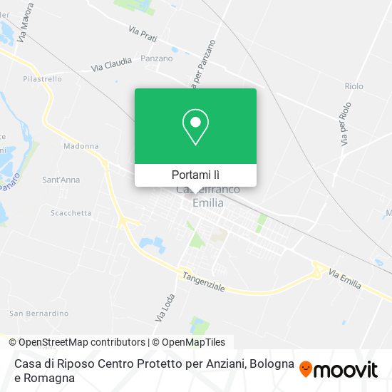 Mappa Casa di Riposo Centro Protetto per Anziani