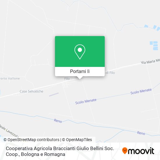 Mappa Cooperativa Agricola Braccianti Giulio Bellini Soc. Coop.
