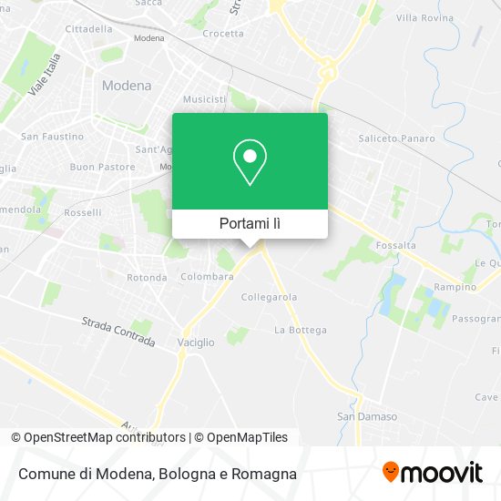Mappa Comune di Modena