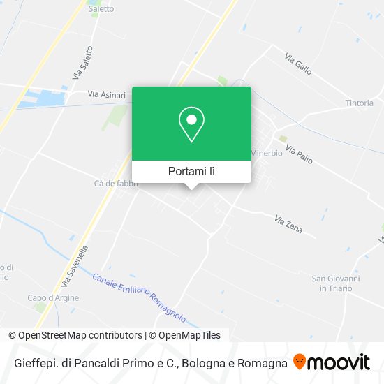 Mappa Gieffepi. di Pancaldi Primo e C.