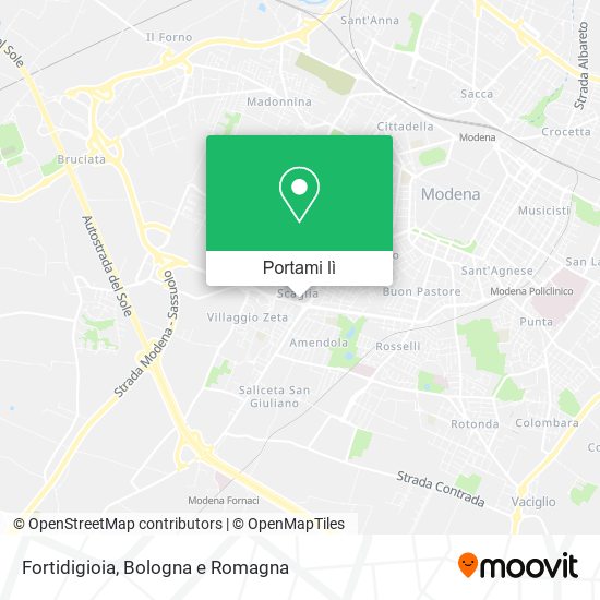 Mappa Fortidigioia