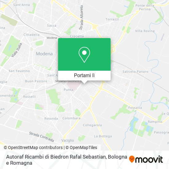Mappa Autoraf Ricambi di Biedron Rafal Sebastian