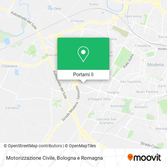 Mappa Motorizzazione Civile
