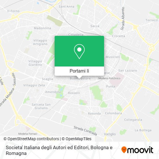 Mappa Societa' Italiana degli Autori ed Editori
