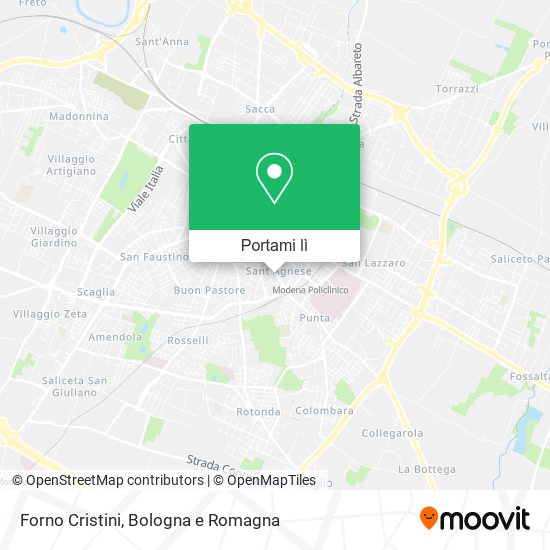 Mappa Forno Cristini