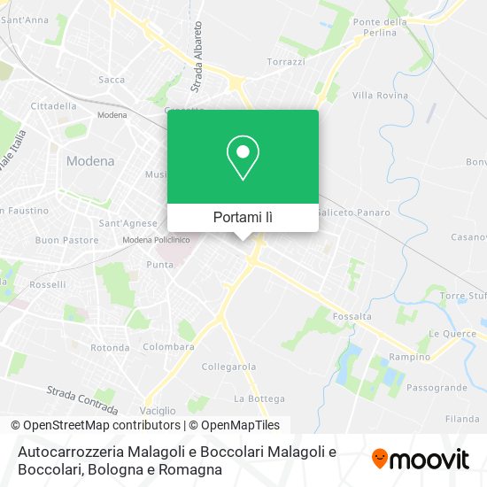 Mappa Autocarrozzeria Malagoli e Boccolari Malagoli e Boccolari