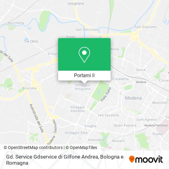 Mappa Gd. Service Gdservice di Gilfone Andrea