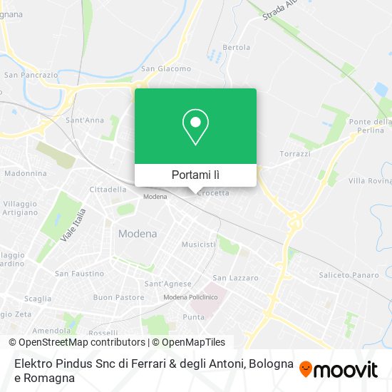Mappa Elektro Pindus Snc di Ferrari & degli Antoni