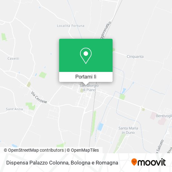 Mappa Dispensa Palazzo Colonna