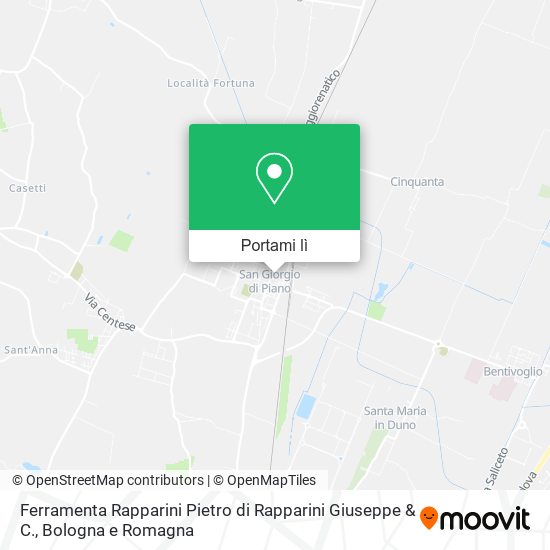 Mappa Ferramenta Rapparini Pietro di Rapparini Giuseppe & C.
