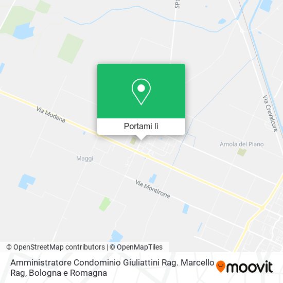 Mappa Amministratore Condominio Giuliattini Rag. Marcello Rag