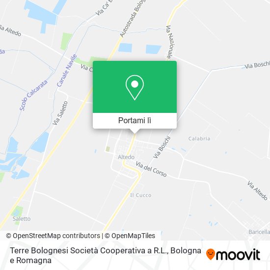 Mappa Terre Bolognesi Società Cooperativa a R.L.