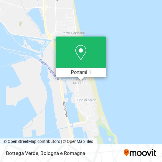 Mappa Bottega Verde