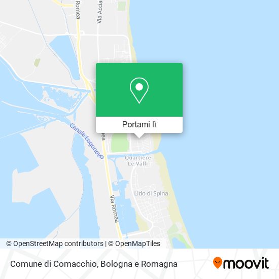 Mappa Comune di Comacchio