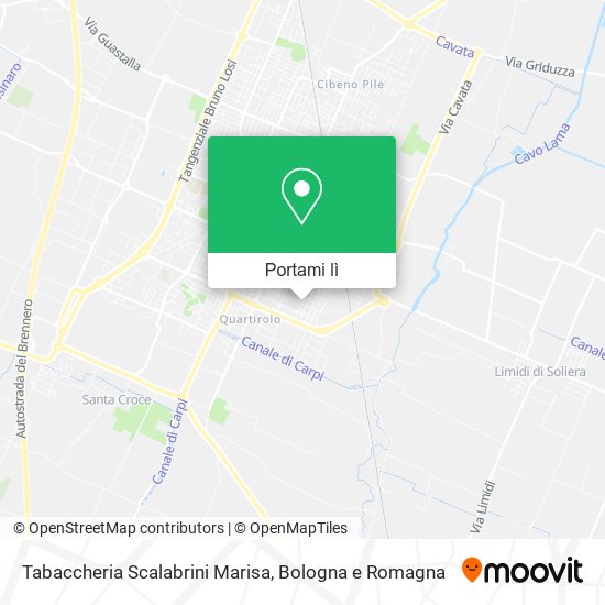 Mappa Tabaccheria Scalabrini Marisa