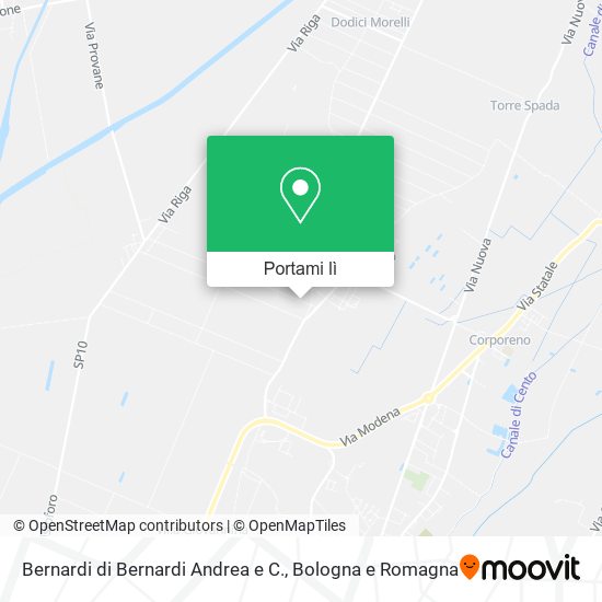 Mappa Bernardi di Bernardi Andrea e C.