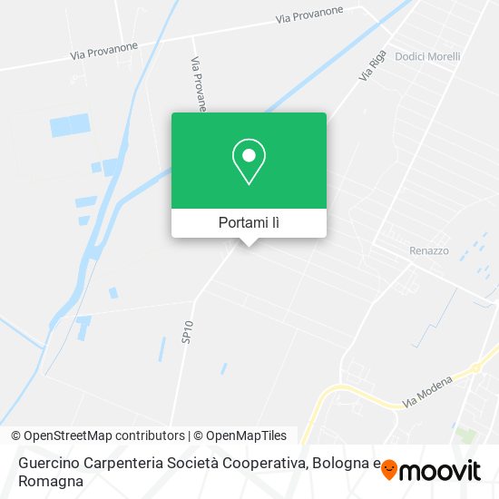 Mappa Guercino Carpenteria Società Cooperativa