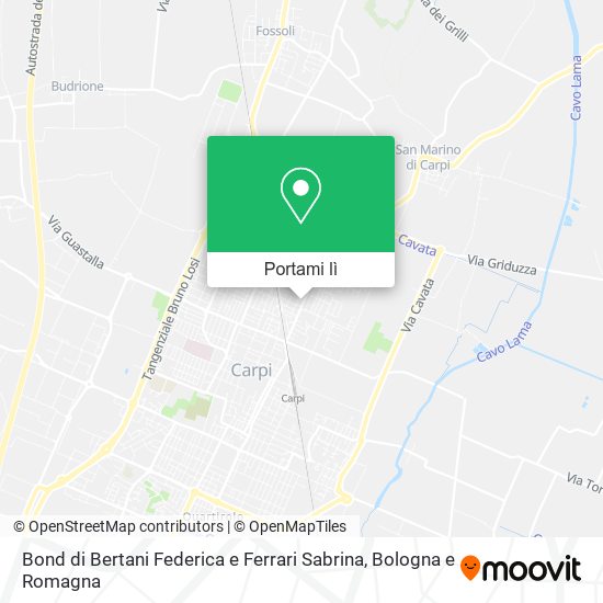 Mappa Bond di Bertani Federica e Ferrari Sabrina