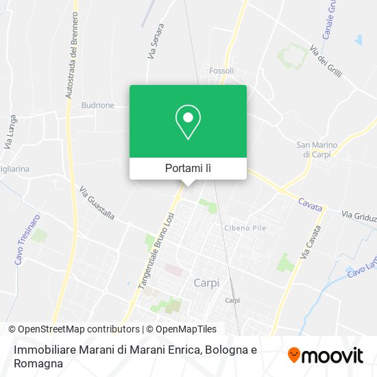 Mappa Immobiliare Marani di Marani Enrica