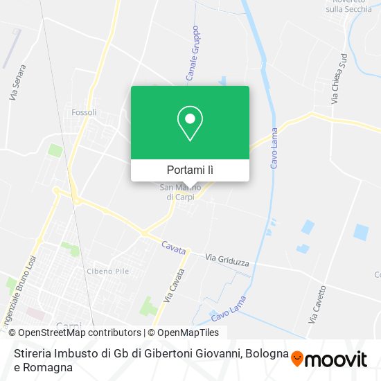 Mappa Stireria Imbusto di Gb di Gibertoni Giovanni