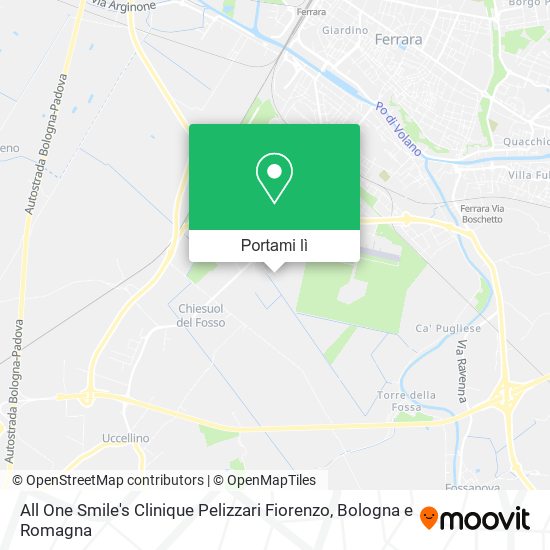 Mappa All One Smile's Clinique Pelizzari Fiorenzo