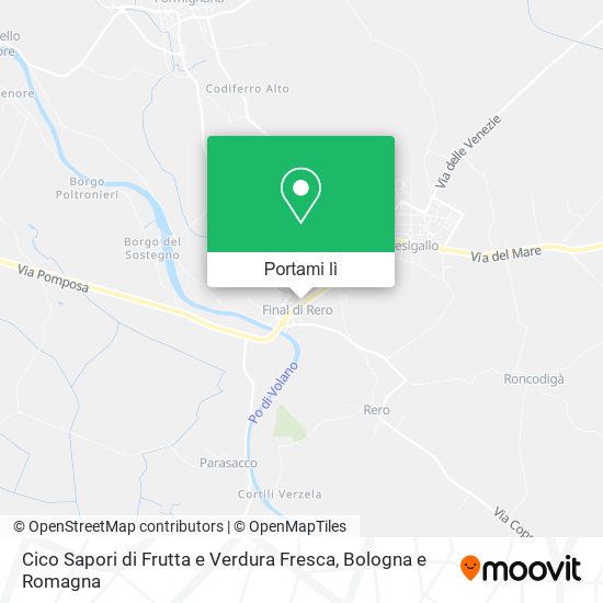 Mappa Cico Sapori di Frutta e Verdura Fresca