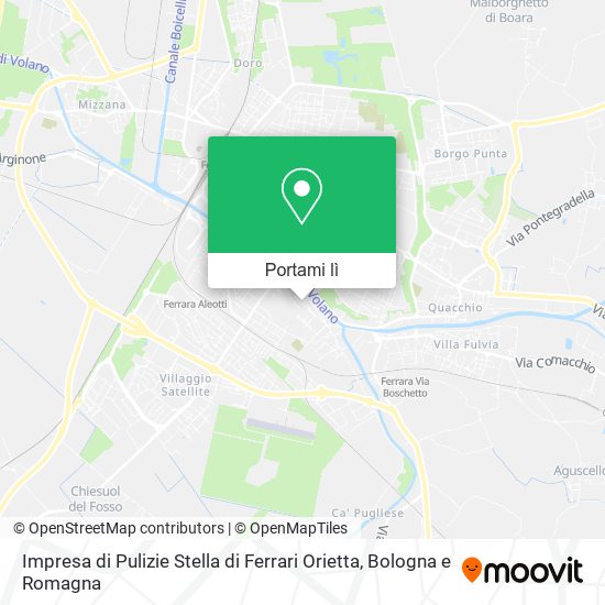 Mappa Impresa di Pulizie Stella di Ferrari Orietta
