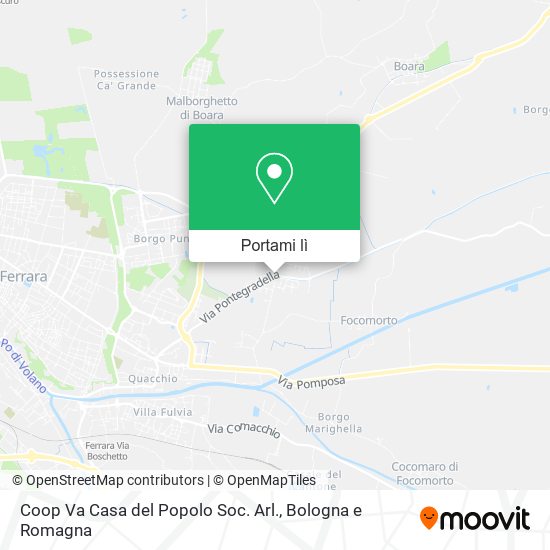 Mappa Coop Va Casa del Popolo Soc. Arl.