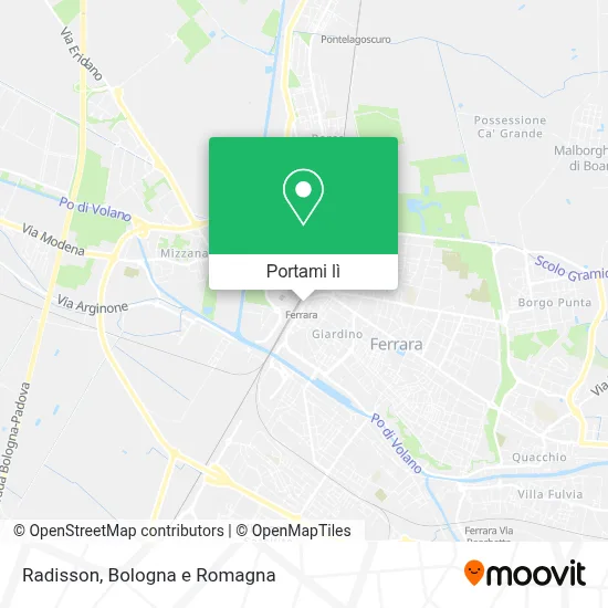 Mappa Radisson
