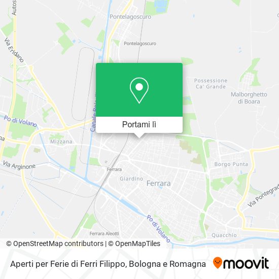 Mappa Aperti per Ferie di Ferri Filippo