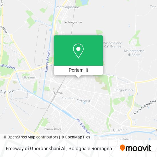 Mappa Freeway di Ghorbankhani Ali