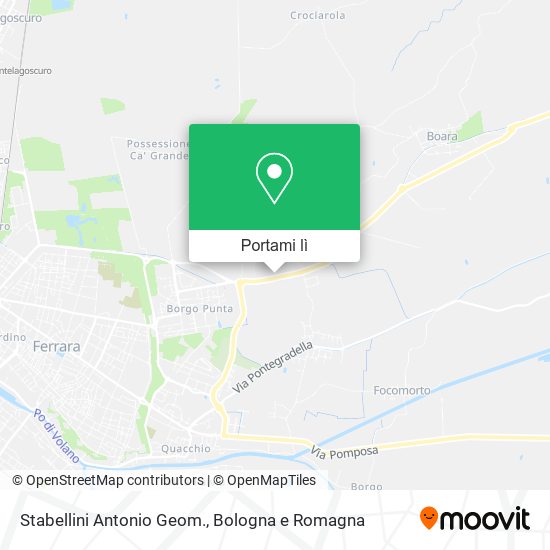 Mappa Stabellini Antonio Geom.