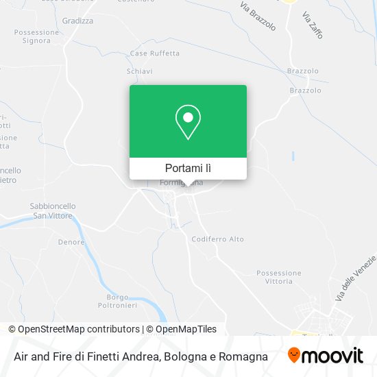 Mappa Air and Fire di Finetti Andrea