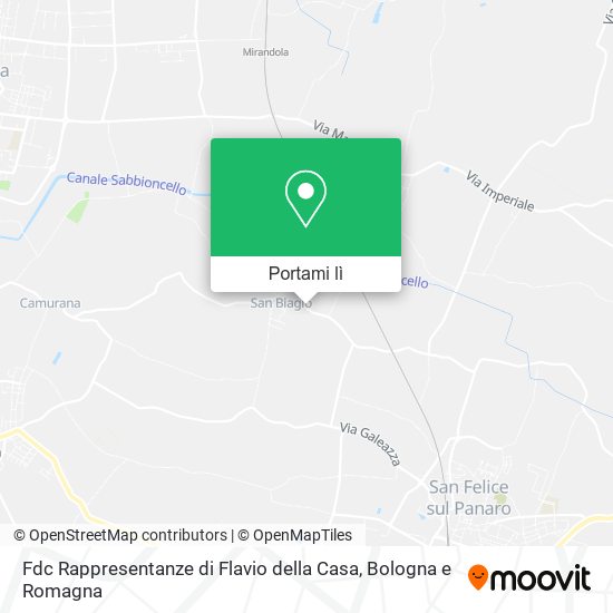 Mappa Fdc Rappresentanze di Flavio della Casa
